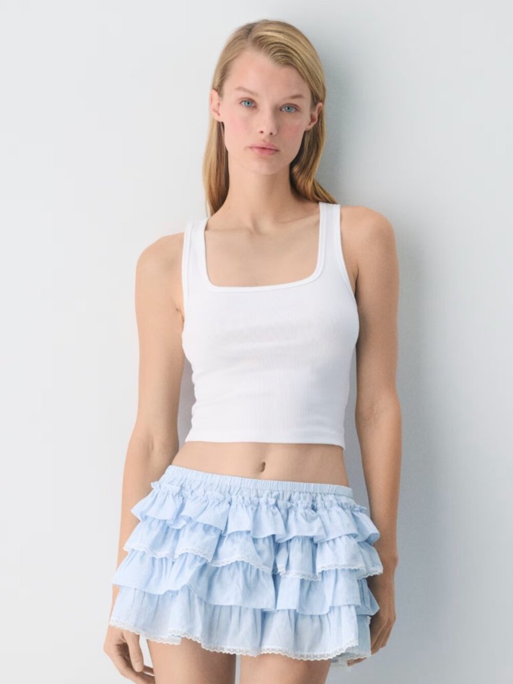 Aritzia Sunday Best Theo Poplin Skort Size S NWT